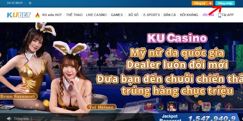 Lợi ích khi đăng nhập tài khoản Kubet